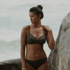 Femilet Rivero bikini top med bøjle, grøn - FS60M0 - 079 - Khaki