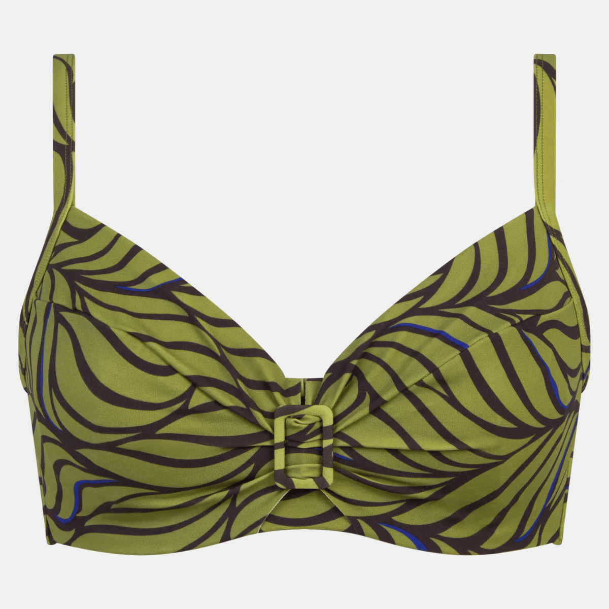Femilet Rivero bikini top med bøjle, multi - FS60M0 - A47 - Coffee Leaves