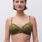 Femilet Rivero bikini top med bøjle, multi - FS60M0 - A47 - Coffee Leaves