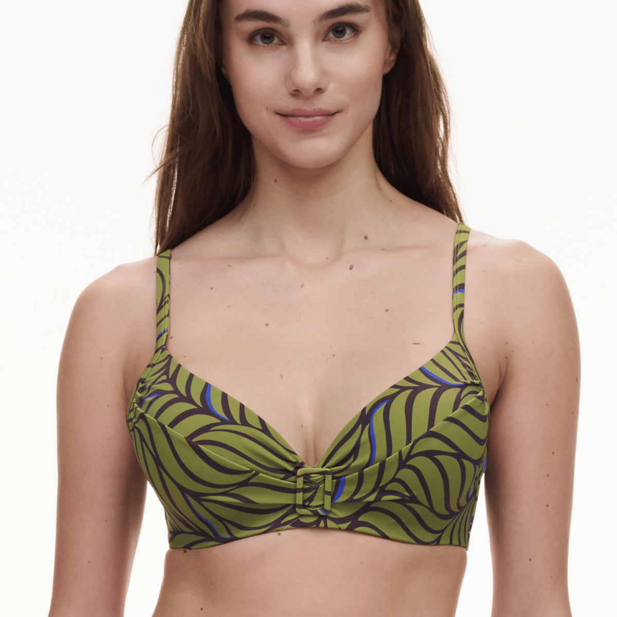 Femilet Rivero bikini top med bøjle, multi - FS60N9 - A47 - Coffee Leaves