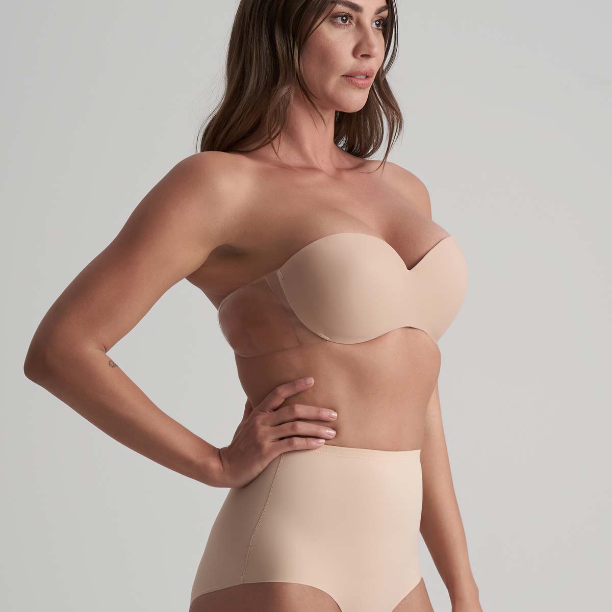 Bye Bra Glam selvsiddende BH, beige - GLMBRA - Beige - Beige