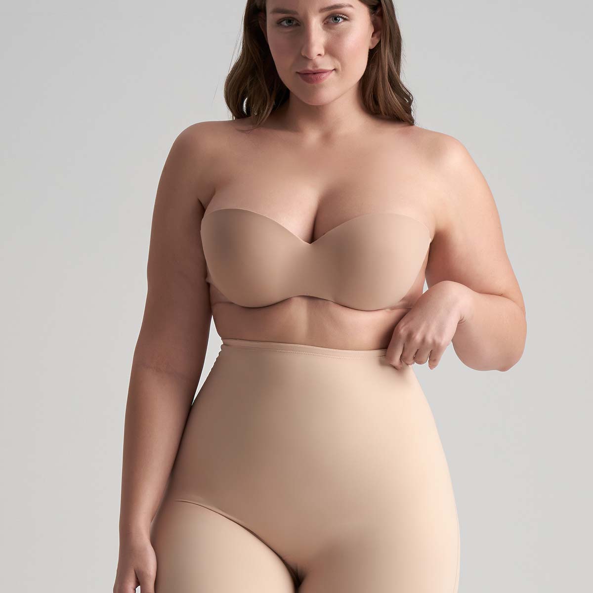 Bye Bra Glam selvsiddende BH, beige - GLMBRA - Beige - Beige