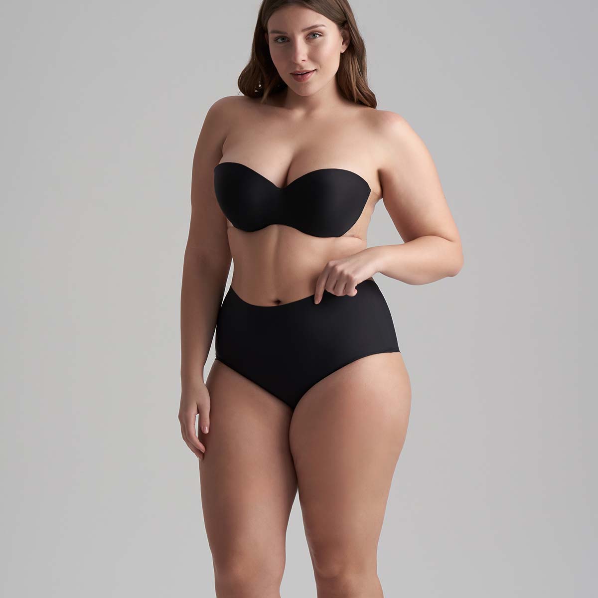Bye Bra Glam selvsiddende BH, sort - GLMBRA - Black - Black