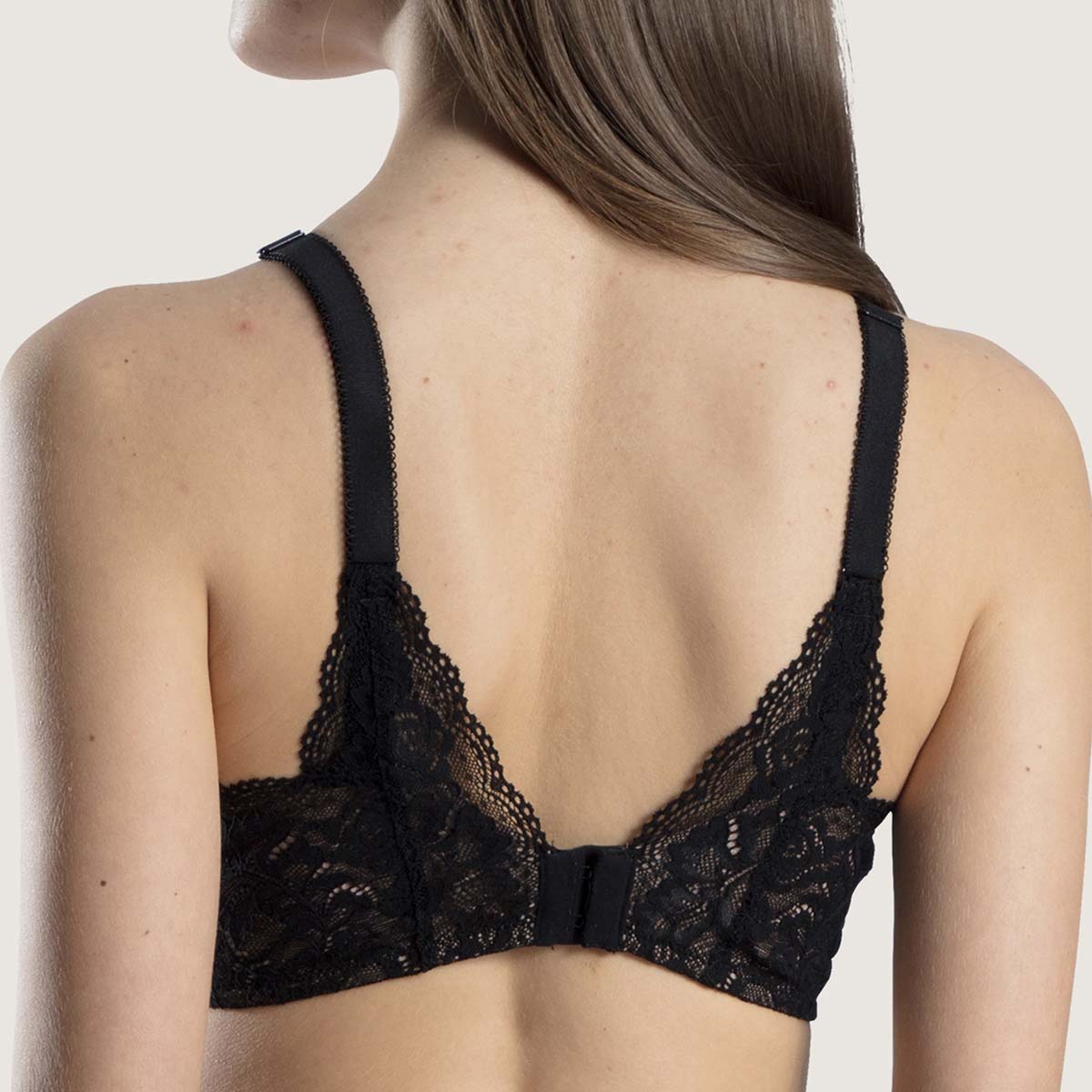 Aubade Roseessence trekant BH, sort - HK12 - NOIR - Black