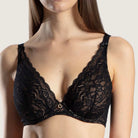Aubade Roseessence trekant BH, sort - HK12 - NOIR - Black