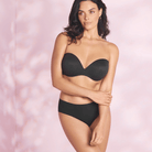 Wacoal Ines Secret stropløs BH, sort - WE601011 - BLK - Black