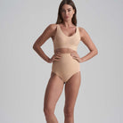 Bye Bra Invisible High Waist g-streng, beige - INVHWT - Beige - Beige