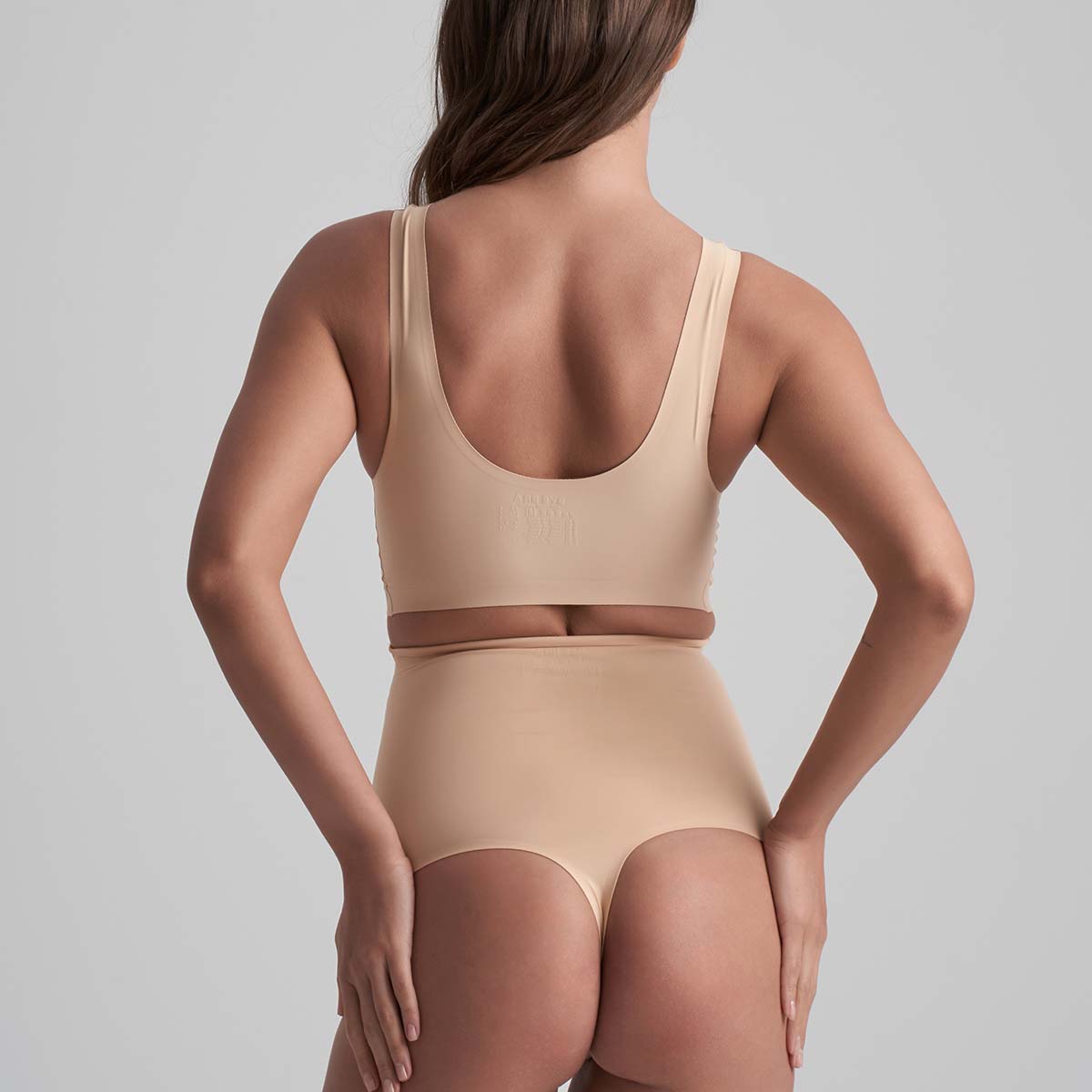 Bye Bra Invisible High Waist g-streng, beige - INVHWT - Beige - Beige