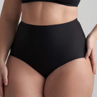 Bye Bra Invisible Mid Waist tai trusse, sort - INVMWB - Black - Black