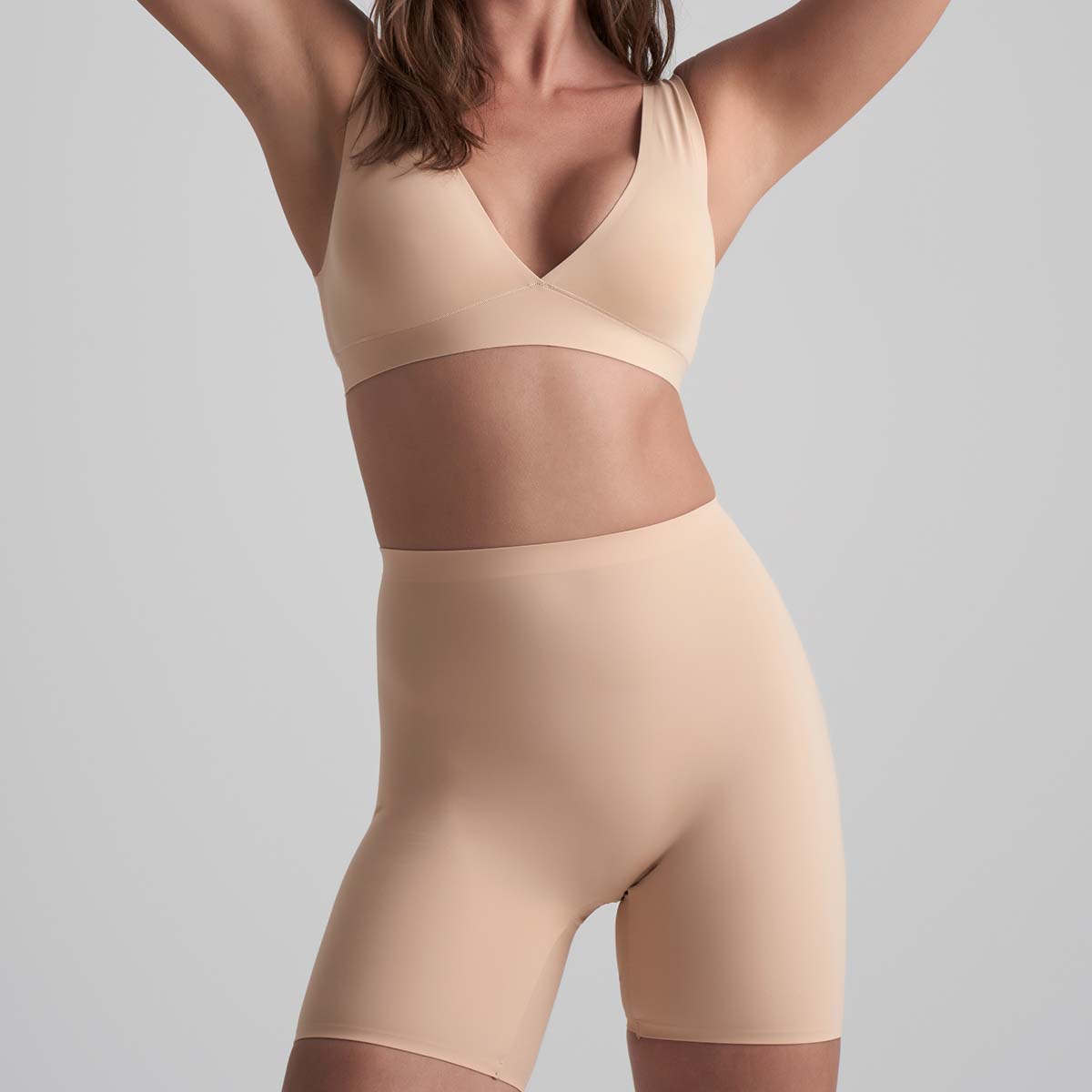 Bye Bra Invisible Short shorts, beige - INVSRT - Beige - Beige