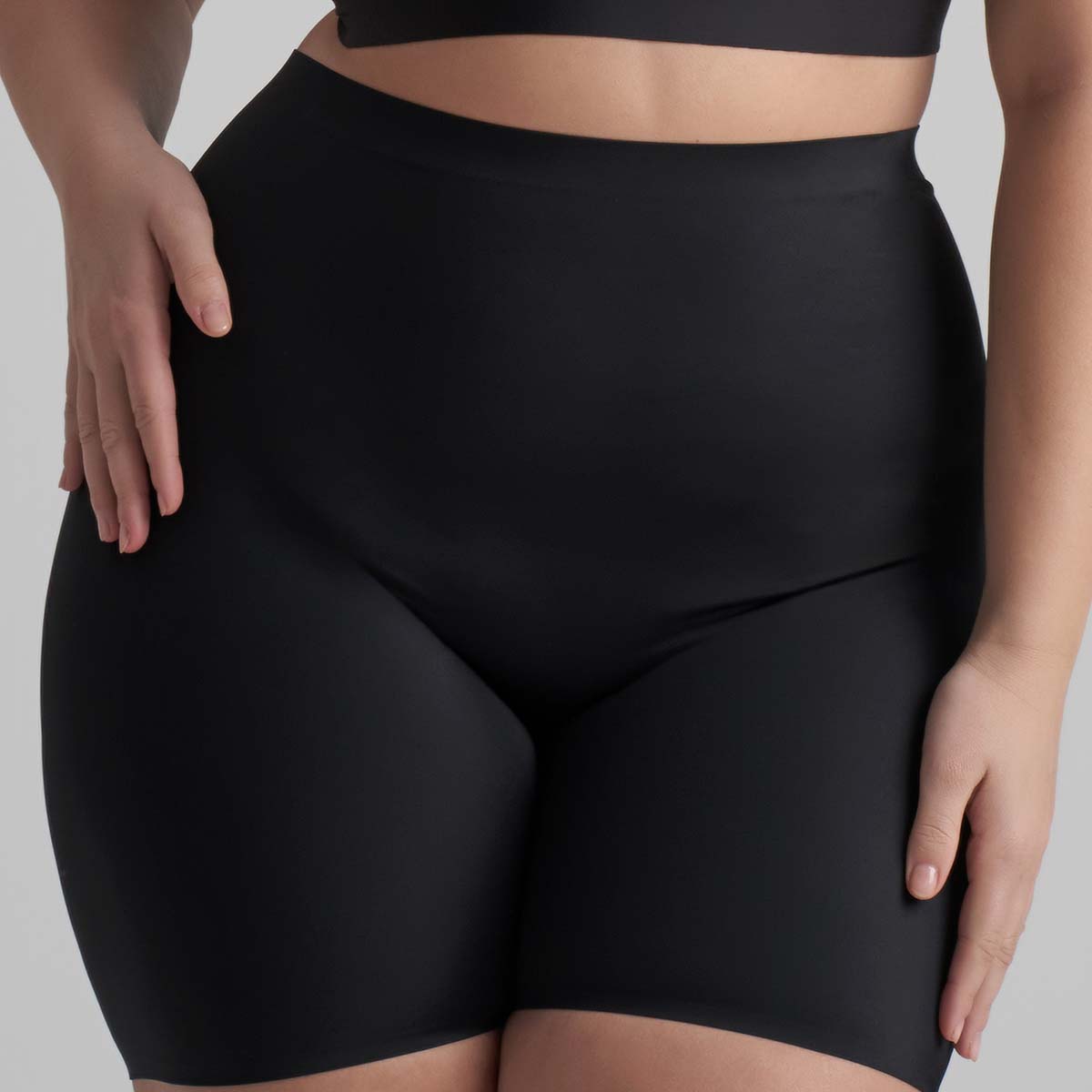 Bye Bra Invisible Short shorts, sort - INVSRT - Black - Black