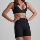 Bye Bra Invisible Short shorts, sort - INVSRT - Black - Black
