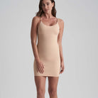 Bye Bra Invisible Singlet kjole, beige - INVDRS - Beige - Beige