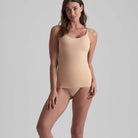 Bye Bra Invisible Singlet top, beige - INVSING - Beige - Beige