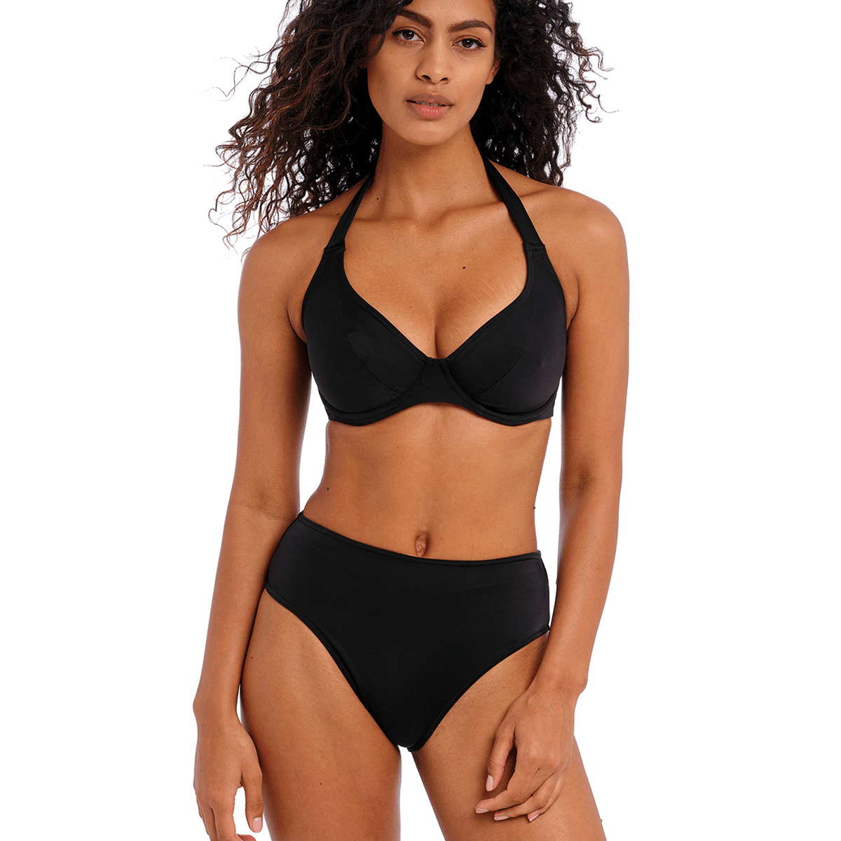 Freya Jewel Cove maxi bikinitrusse, sort - AS7236 - PLK - Plain Black