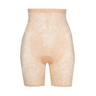 Bye Bra Lacy High Waist Shaping shorts, beige - LACHWS - Beige - Beige