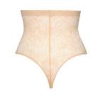 Bye Bra Lacy High Waist Shaping g-streng, beige - LACHWT - Beige - Beige