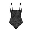 Bye Bra Lacy High Waist Shaping bodystocking, sort - LACOBB - Black - Black