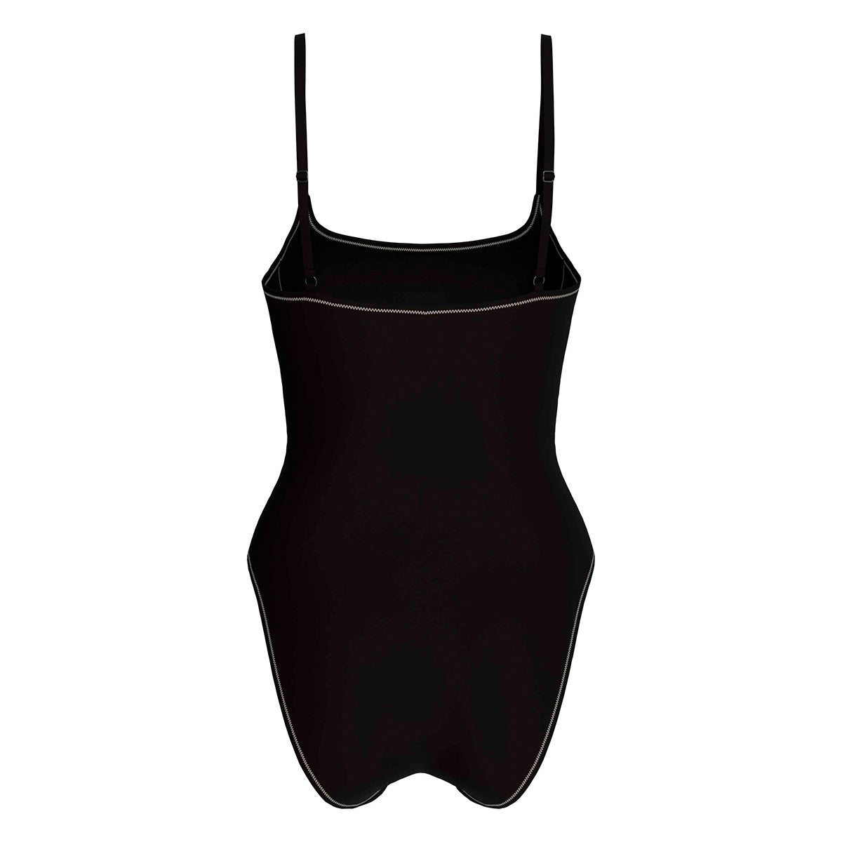 Calvin Klein Graphic Monogram badedragt uden bøjle, sort - LV00Q61217 - UB1 - Black
