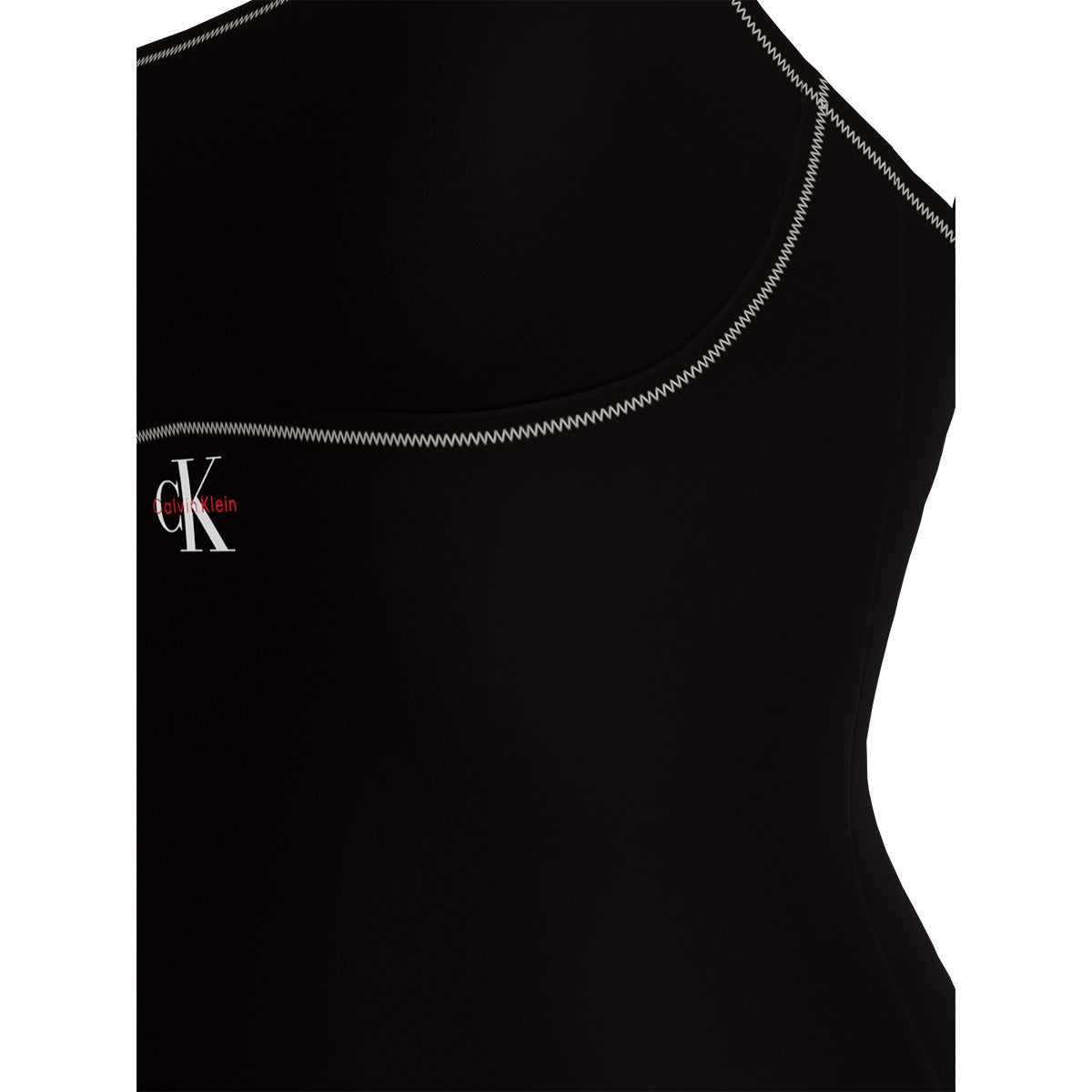 Calvin Klein Graphic Monogram badedragt uden bøjle, sort - LV00Q61217 - UB1 - Black
