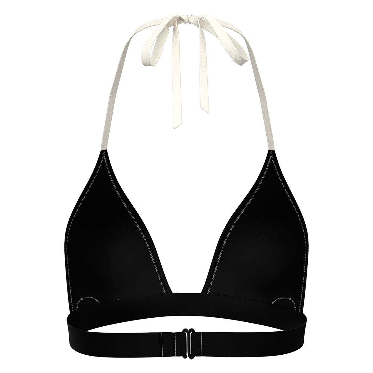Calvin Klein Graphic Monogram bikini top uden bøjle, sort - LV00Q61225 - UB1 - Black