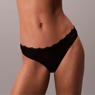Calvin Klein Microfiber Stretch g-streng, sort - LV00QD5270 - UB1 - Black