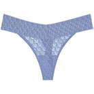Calvin Klein Icon Logo Lace g-streng, blå - LV00QD5282 - 44J - Blue Tulip