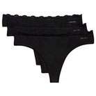 Calvin Klein Microfiber Stretch 3-Pack g-streng, sort - LV00QD5300 - UB1 - Black/Black/Black