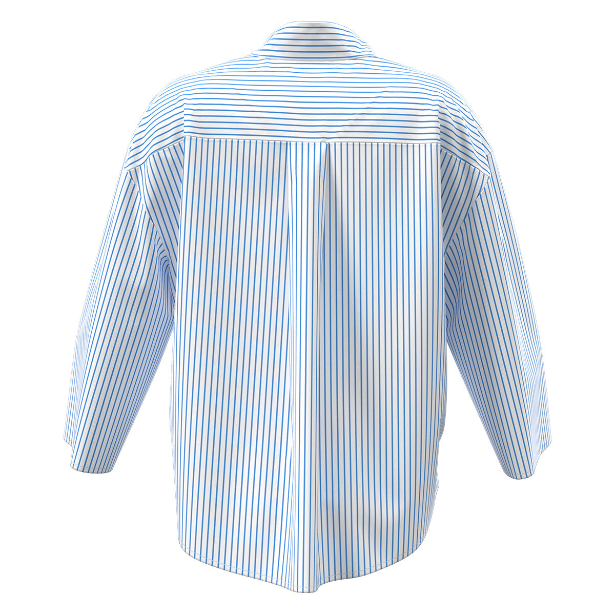 Calvin Klein natskjorte, blå - LV00QS7652 - 2NE - Sera Stripe Blue Descent