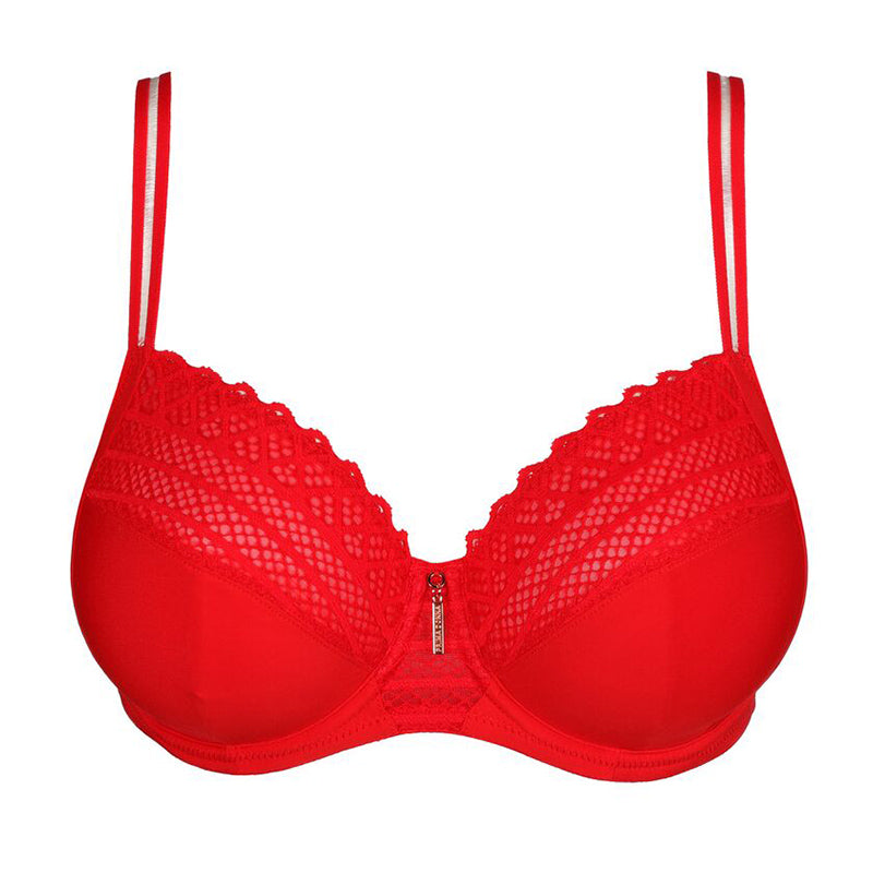 PrimaDonna Twist East End BH med bøjle, rød - 0141930 - TRR - True Red
