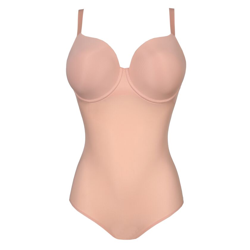 PrimaDonna Figuras bodystocking, lyserød - 0463256 - PWD - Powder Rose