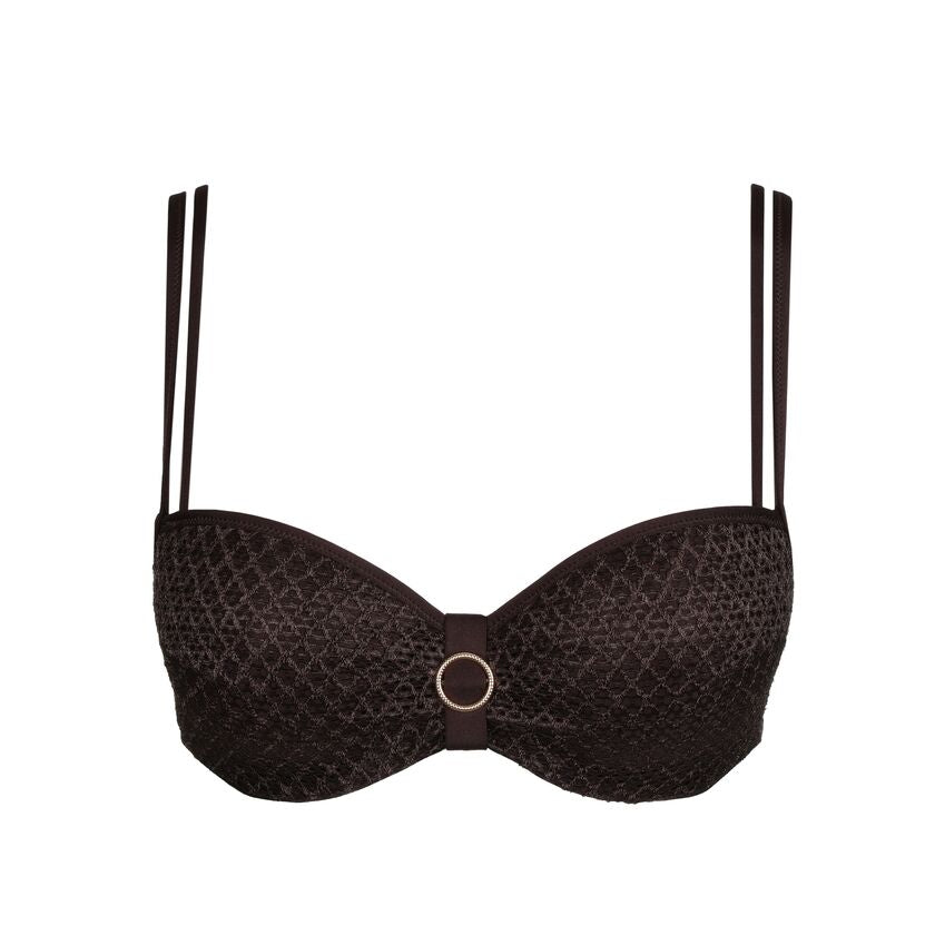 Marie Jo Tomar bikini top med bøjle, brun - 1007819 - EAR - Earth