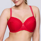 PrimaDonna Twist East End BH med bøjle, rød - 0141930 - TRR - True Red