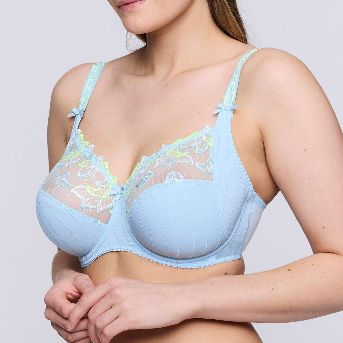 PrimaDonna Deauville BH med bøjle, lyseblå - 0161810-11/15 - MLY - Milky Blue