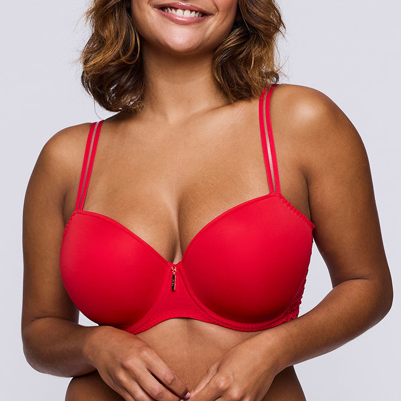 PrimaDonna Twist East End balconette BH, rød - 0241932 - TRR - True Red
