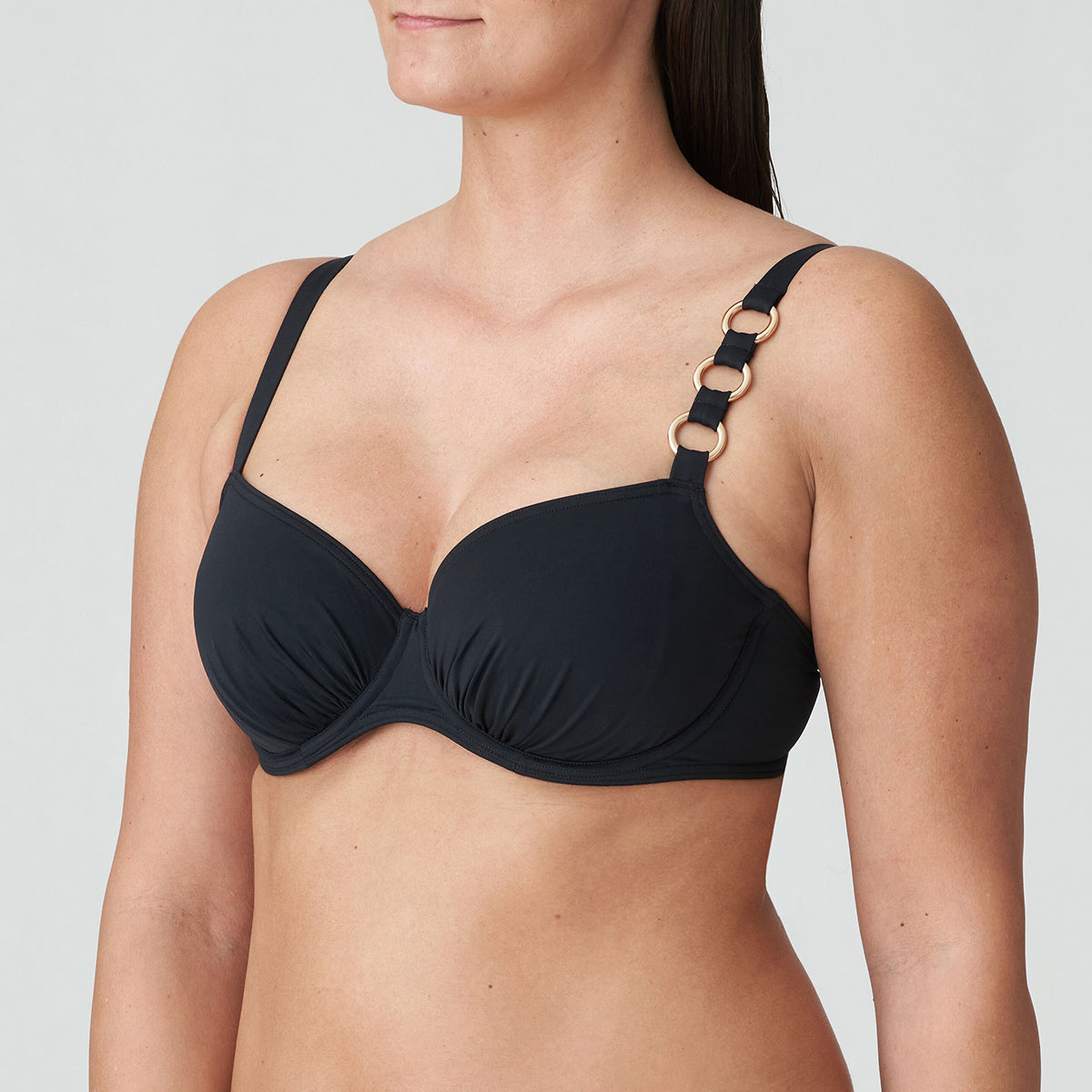 PrimaDonna Damietta bikini top med bøjle, sort - 4011610 - ZWA - Black