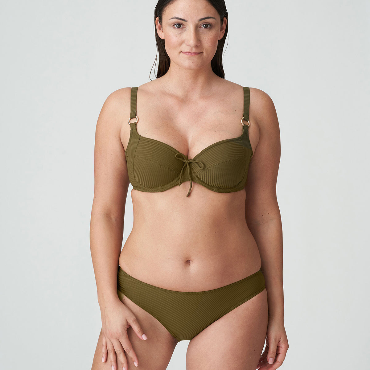 PrimaDonna Sahara bikini top med bøjle, grøn - 4006310 - OLI - Olive