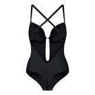 Bye Bra Sensual bodystocking, sort - LBSBOD - Black - Black