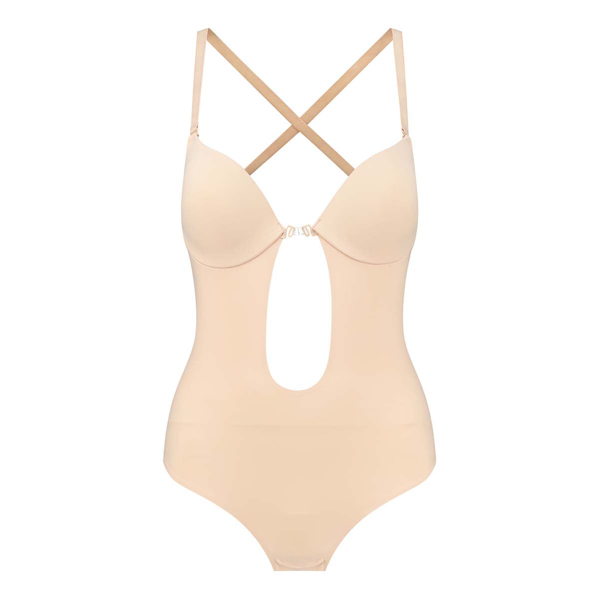 Bye Bra Sensual bodystocking, beige - LBSBOD - Beige - Beige