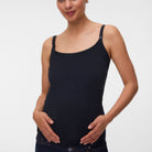 Mamalicious MLkerrie 2-pak graviditetstop, multi - 20018963 - Black/snow White - Black/snow White