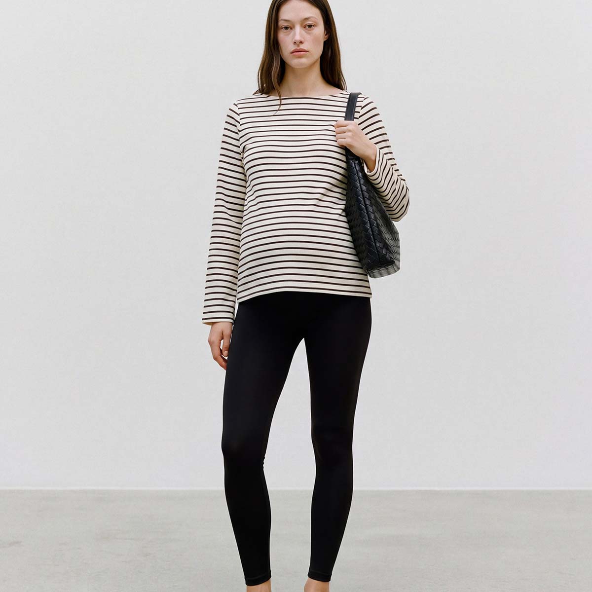 Mamalicious MLtia Jeanne graviditetsleggings, sort - 20011082 - Black - Black