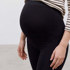Mamalicious MLtia Jeanne graviditetsleggings, sort - 20011082 - Black - Black