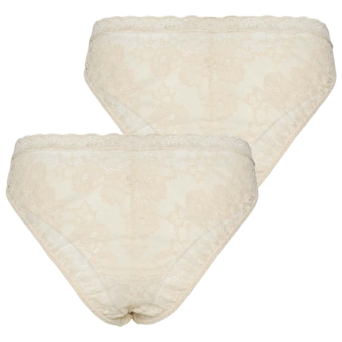 Mamalicious MLjulia 2-pak graviditets brazilian trusse, beige - 20024174 - Birch/birch - Birch/birch