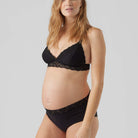 Mamalicious MLheal 2-pak graviditets maxi trusse, sort - 20018284 - Black/black - Black/black