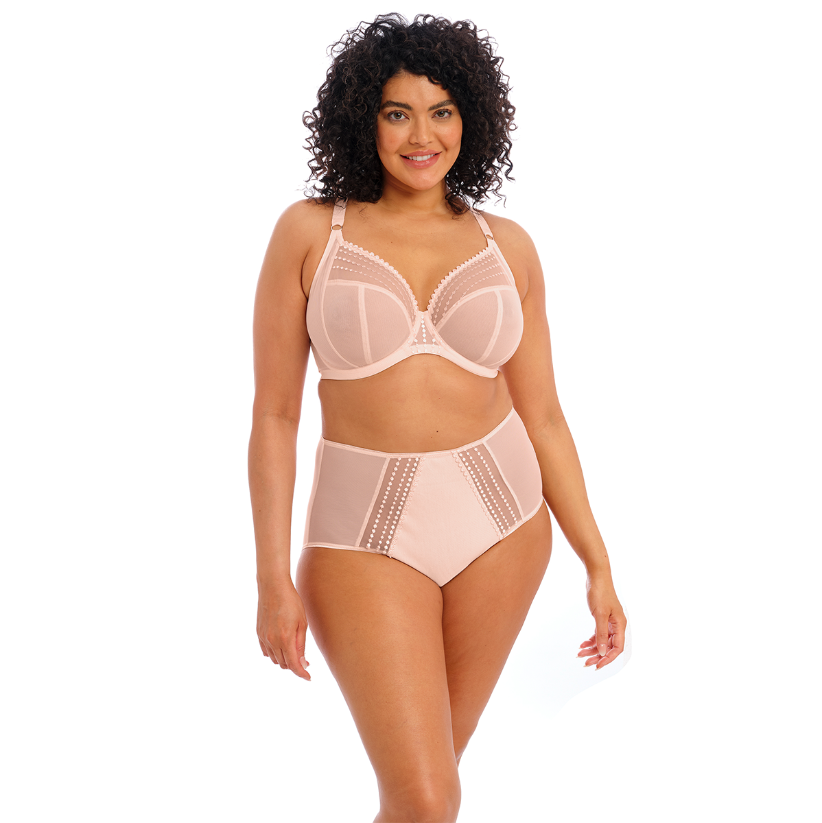 Elomi Matilda maxi trusse, lyserød - EL8906 - PLH - Pearl Blush