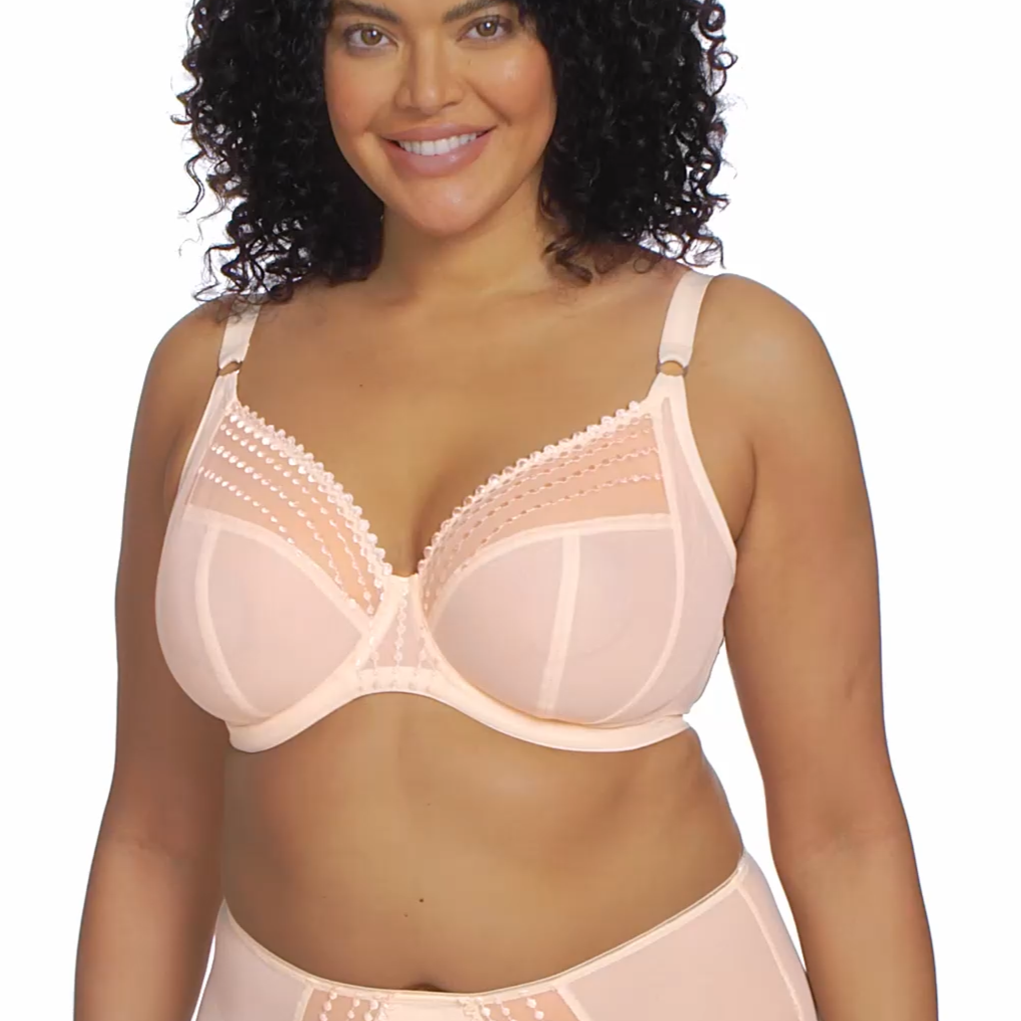 Elomi Matilda plunge BH, lyserød - EL8900 - PLH - Pearl Blush