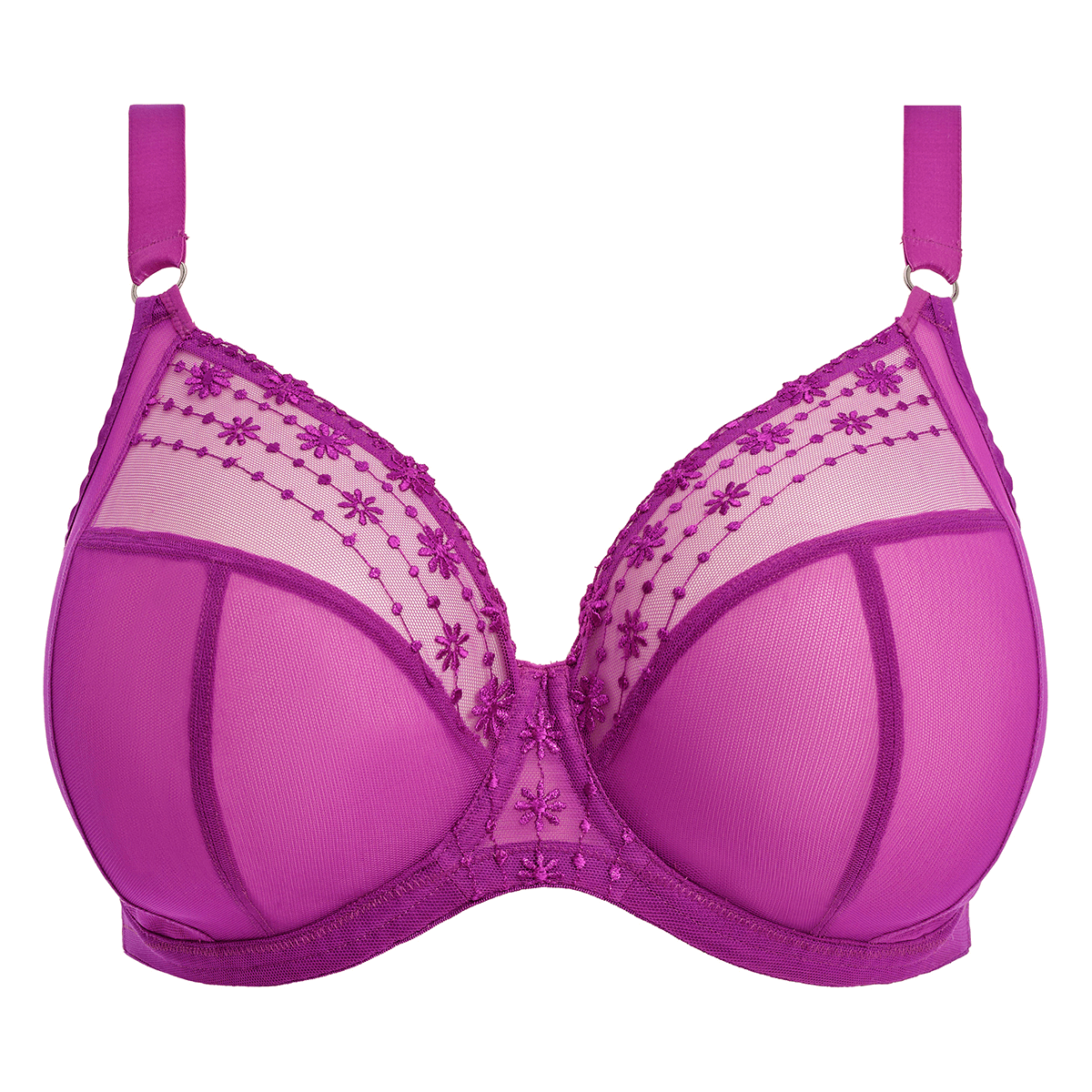 Elomi Matilda plunge BH, lilla - EL8900 - HOC - Hollyhock