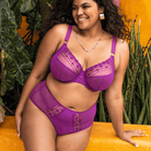 Elomi Matilda plunge BH, lilla - EL8900 - HOC - Hollyhock