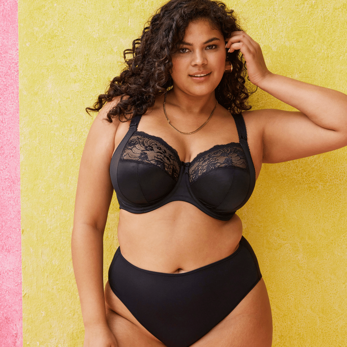 Elomi Morgan BH med bøjle, sort - EL4111 - BLK - Black