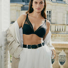 Chantelle EasyFeel Norah Chic plunge BH, sort - C16MNA - 011 - Black